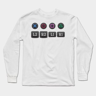 Controller Buttons Long Sleeve T-Shirt